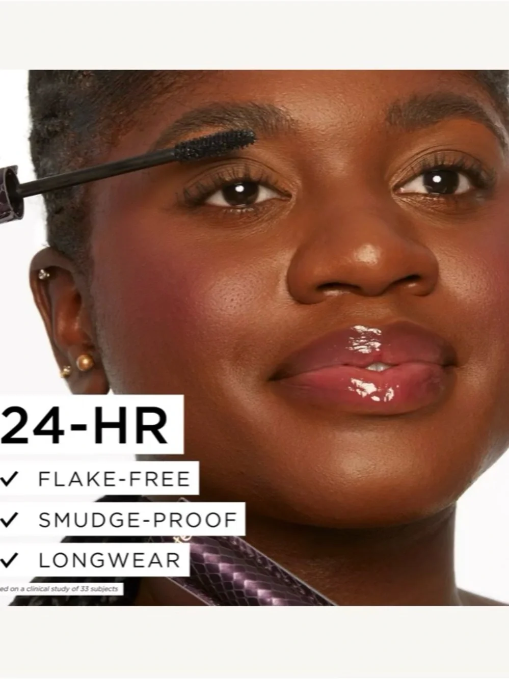 tarte Lights, Camera, Lashes Mascara in Metallic Purple with Gold Accents